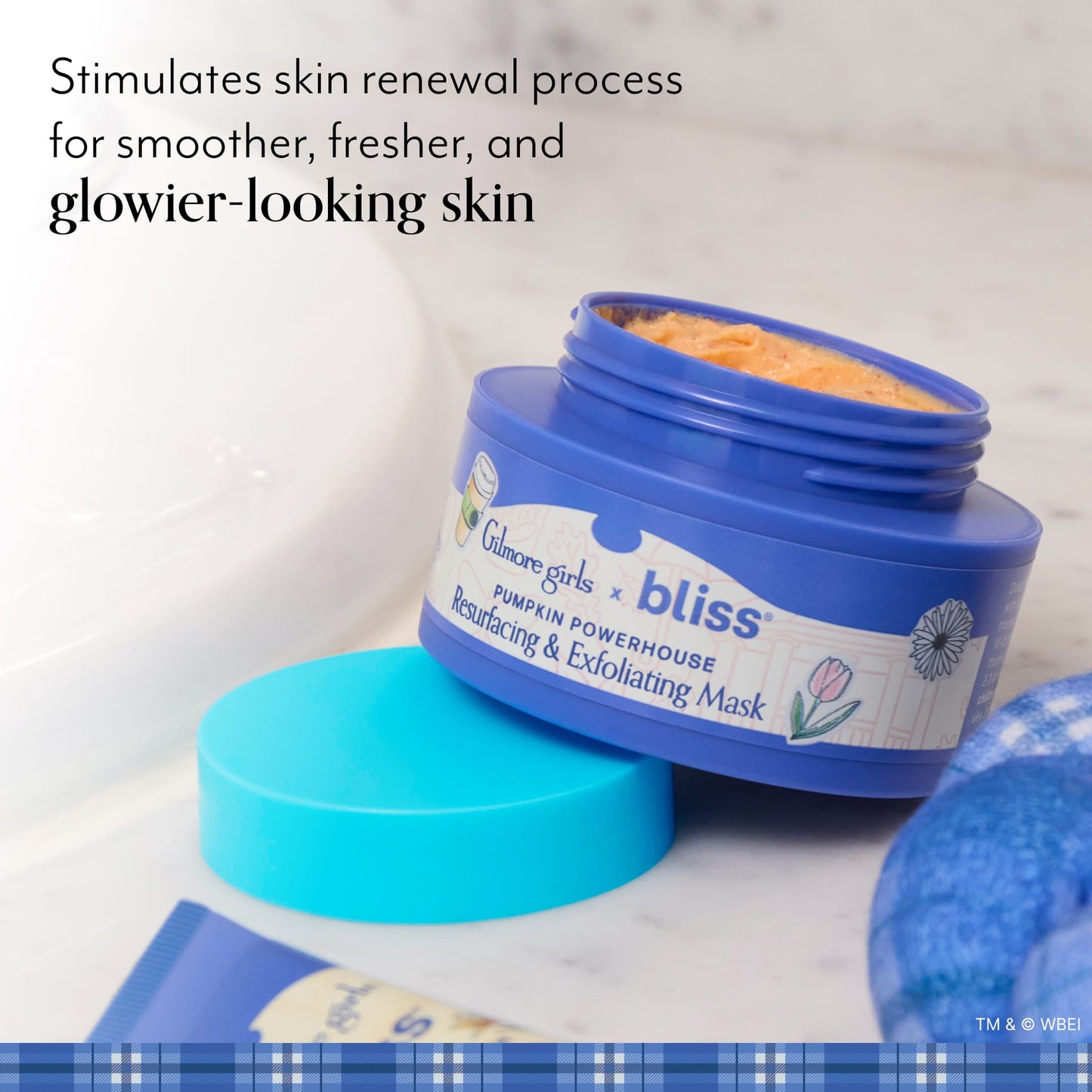 Gilmore Girls x Bliss Pumpkin Powerhouse Resurfacing & Exfoliating Mask + Spa Headband