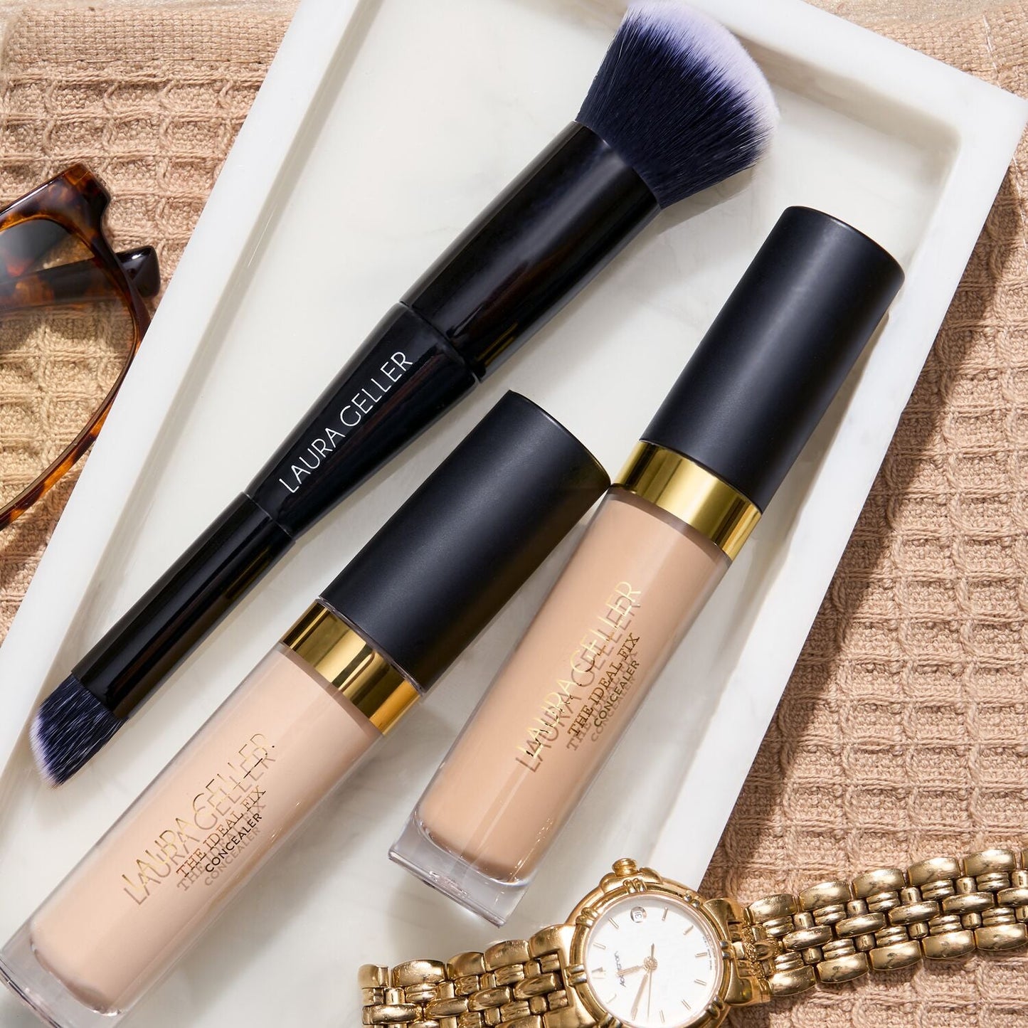 Dual-Ended Concealer + Foundation Brush